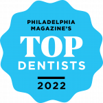 Award badge: Top Dentist - Periodontist 2022<span id=